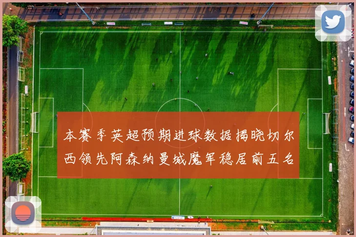本赛季英超预期进球数据揭晓切尔西领先阿森纳曼城魔军稳居前五名