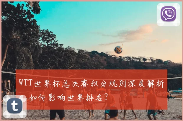 WTT世界杯总决赛积分规则深度解析:如何影响世界排名?