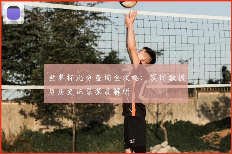 世界杯比分查询全攻略：实时数据与历史记录深度解析